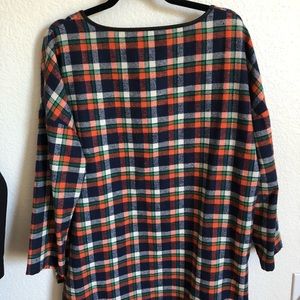 Flannel oversized shirt